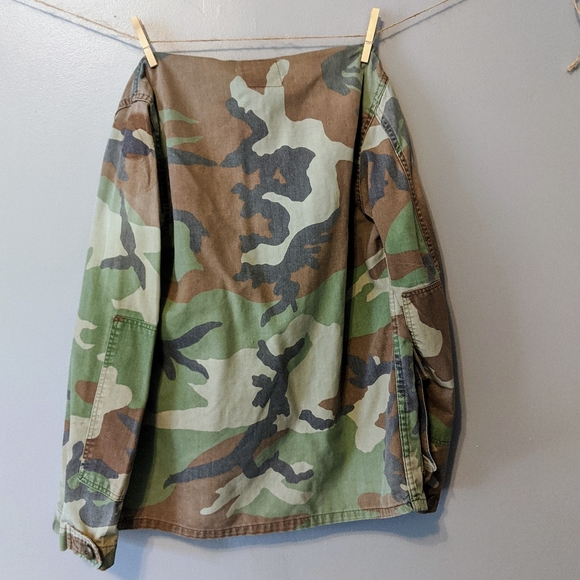 Genuine Military/Army Camo Jacket Distressed Small - Picture 3 of 8